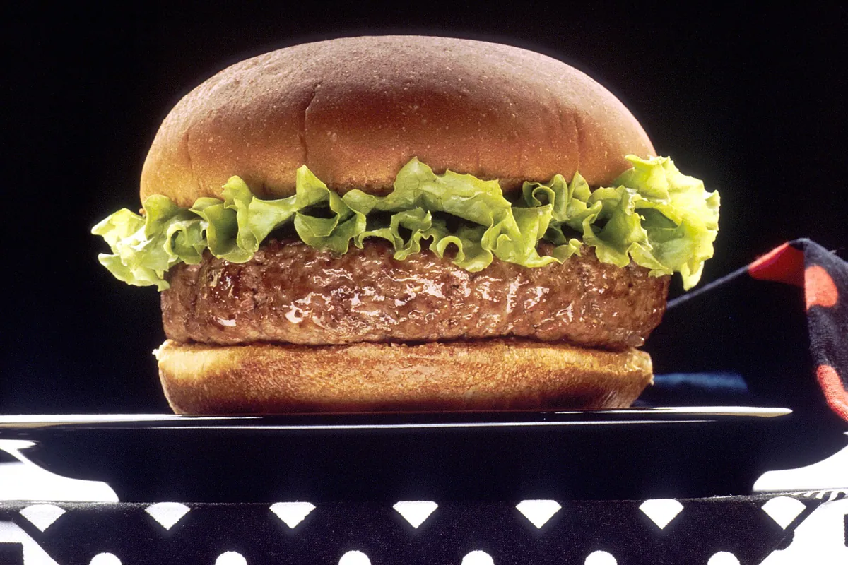 Burger food typical of Bóbó's